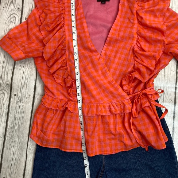 J. Crew Wrap Peplum Blouse - Picture 10 of 13